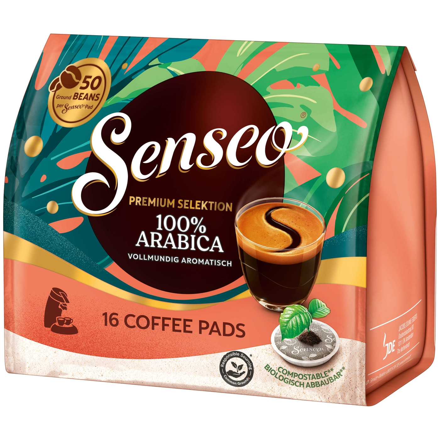 SENSEO Pads Premium Selektion 100% Arabica Senseopads 10x16 Getränke Kaffeepads