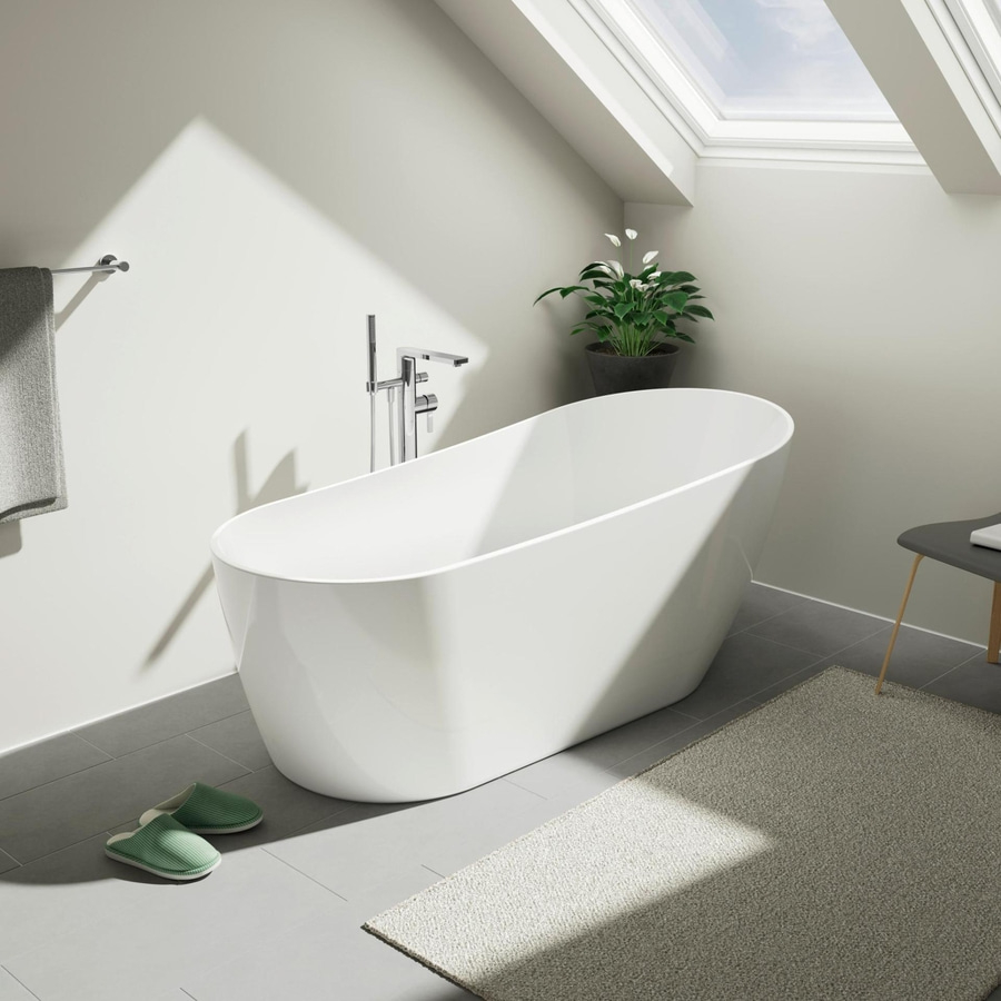 DURAVIT DuraFaro Badewanne 1500x700 mm Oval Wanne Freistehend