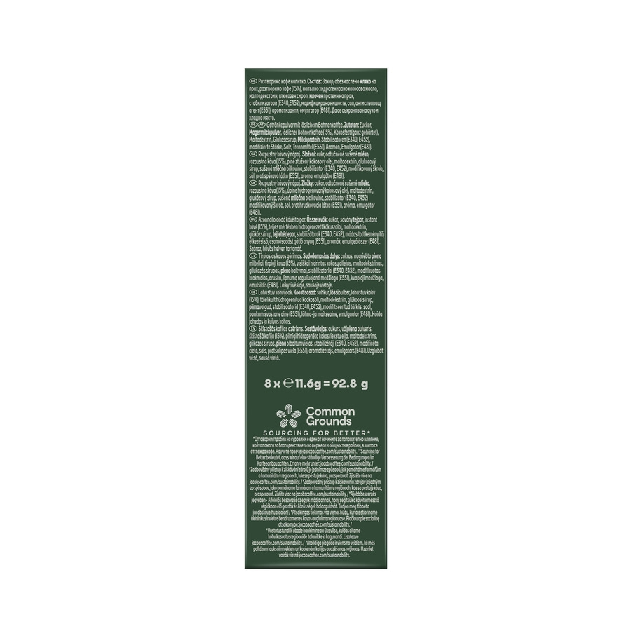 JACOBS Löskaffee Typ Cappuccino 10 x 8 Sticks - 80 Getränke Instantkaffee