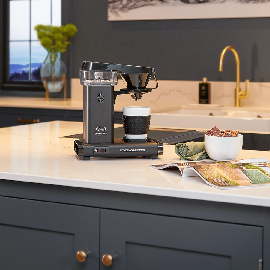MOCCAMASTER Filterkaffeemaschine CUP-ONE Matt Black mattes schwarz NEU