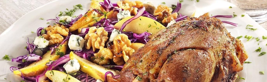 TULIP Grill-Haxe mit Schwarte 8x 600g Tafelfertig Kross Gegart Vakuumverpackt