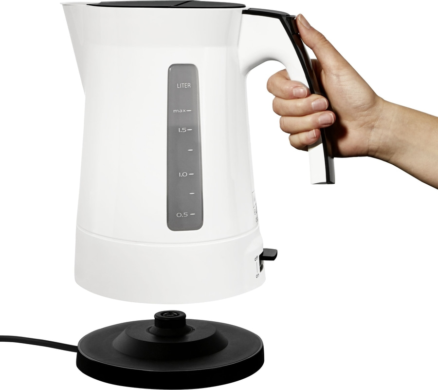 MELITTA Wasserkocher ENJOY Aqua 100301 1,7L 2400 W Schwarz/Weiß