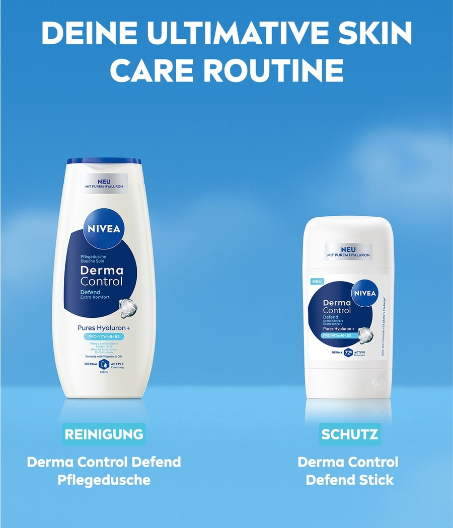 NIVEA Pflegedusche Derma Control Defend 6 x 250ml