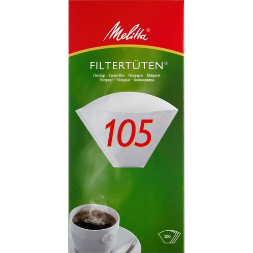 MELITTA Kaffeefilter Pyramiden Filterpapier PA 105 G Filter