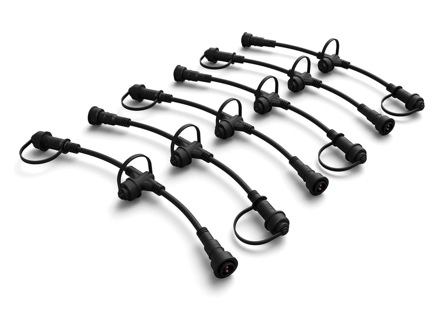 PHILIPS Garden Link Verbindungsstück 6er Pack IP65 Outdoor Kabelsteckverbinder