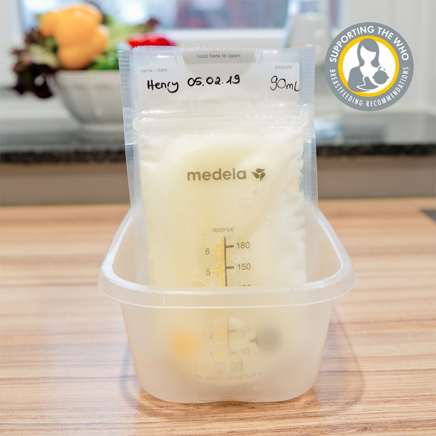 MEDELA 3x Muttermilchbeutel BPA-freie Muttermilch-Auffangbeutel 180ml 150 Stück