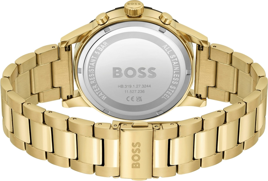 BOSS 1514033 Armbanduhr Herren Edelstahl 44 mm Analog Chronograph B-WARE