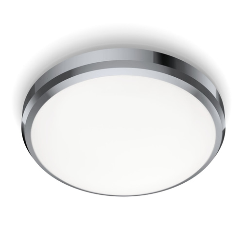 3x PHILIPS Deckenleuchte Doris LED Deckenlampe Badezimmerlampe IP44 silber NEU