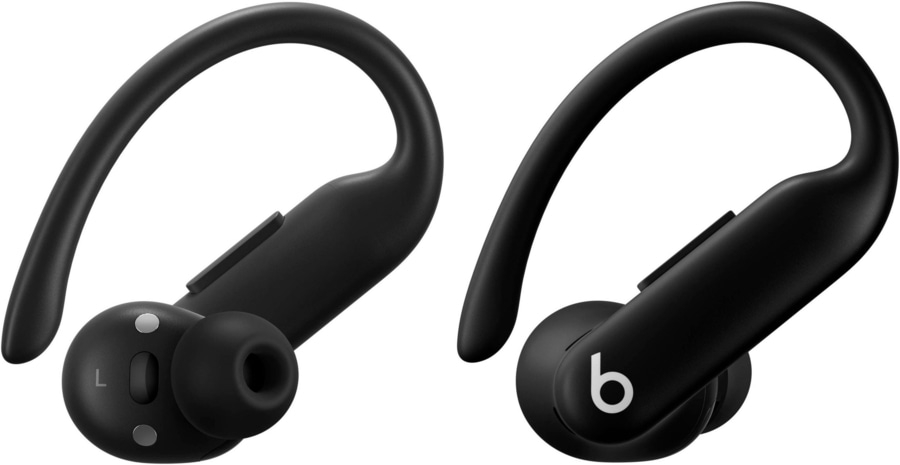 Schwarze kabellose Kopfhörer mit Bügeln und Beats-Logo