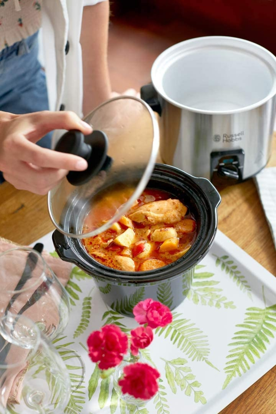 RUSSELL HOBBS Mini-Schongarer Compact Home 25570-56 2 Personen 2L Keramikgartopf