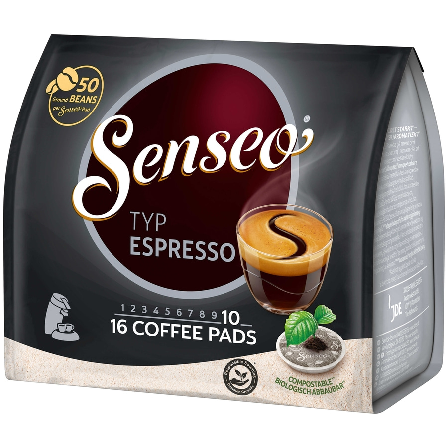 SENSEO Pads Typ Espresso Senseopads kräftig 10x 16 Kaffeepads - 160 Getränke