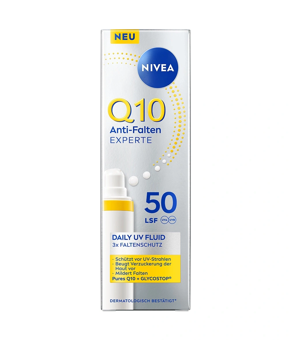 Nivea Q10 Anti-Falten Experte Sonnenschutz 50 LSF Daily UV Fluid