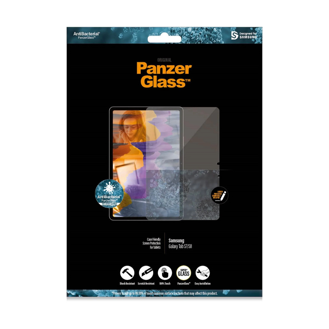 PanzerGlass™ Samsung Galaxy Tab S7 Privacy Screen Protector Das Original