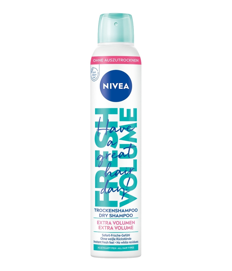 Nivea Trockenshampoo mit Extra Volumen für alle Haartypen, für frisches Haar.