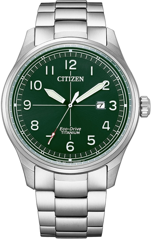 CITIZEN Herren Armbanduhr BM7570-80X Eco-Drive Titan 42 mm Datum B-Ware
