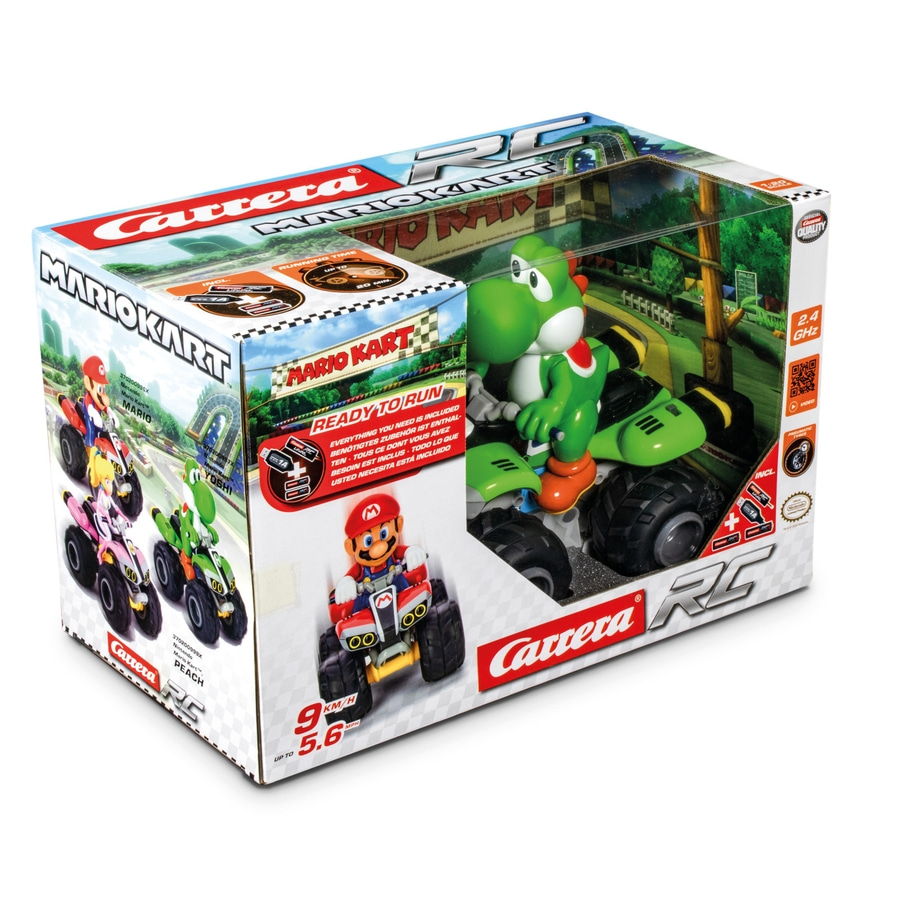 CARRERA RC Mario Kart Ferngesteuert Yoshi Quad ab 6 Jahren 9 km/h Neu