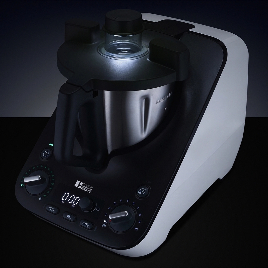 GRAEF Profi-Küchenmaschine CHEF-X GCX100 Knetmaschine zerkleinern mahlen kochen