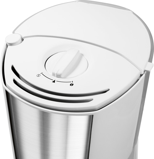 MELITTA Filterkaffeemaschine Enjoy Top 1017-03 weiß 10 Tassen Glaskanne