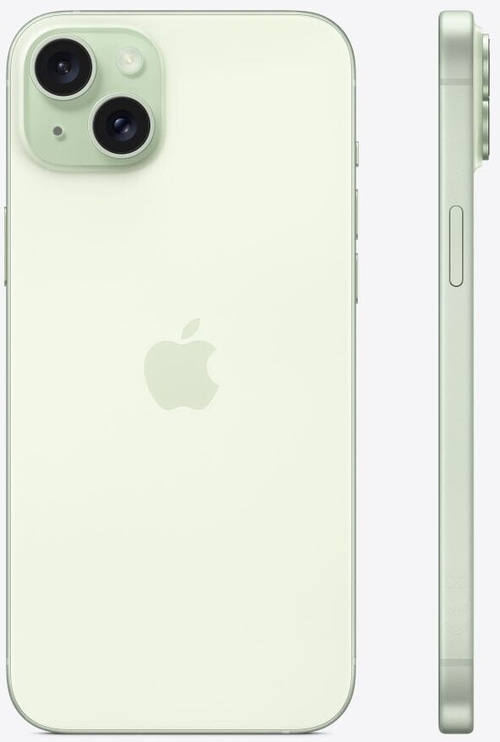 APPLE iPhone 15 Plus 5G 128 GB 6,7 Zoll DualSIM 48 MP grün MU173ZD/A B-Ware