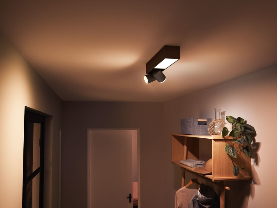 PHILIPS HUE Deckenleuchte White & Color Ambiance Centris 2er Spot schwarz NEU