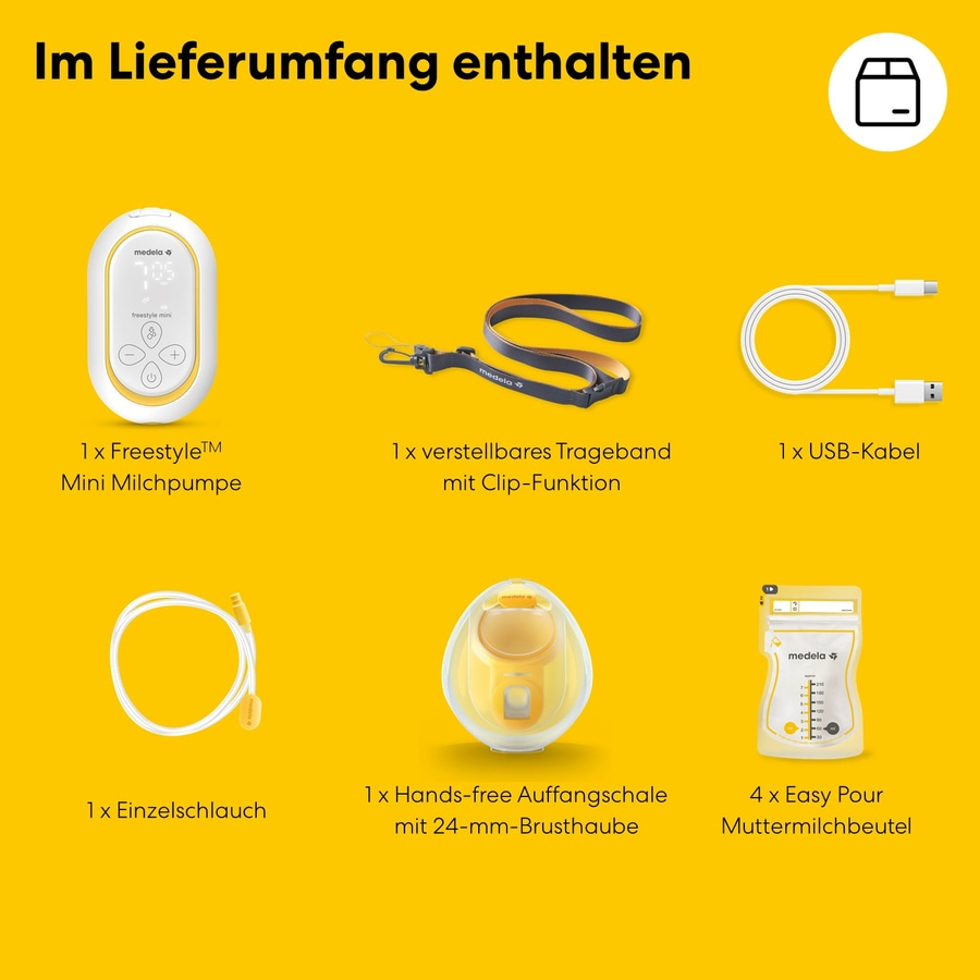 MEDELA Freestyle™ Mini Hands-free elektrische Einzelmilchpumpe