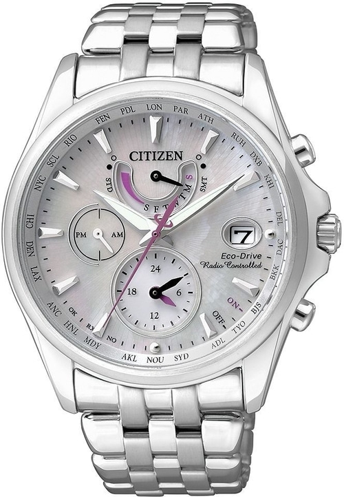 CITIZEN FC0010-55D Armbanduhr Damen 39 cm Solar Eco-Drive Silberfarben