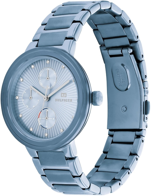 TOMMY HILFIGER Damen Armbanduhr 1782535 Quarzuhr Edelstahl Datumsanzeige 36mm