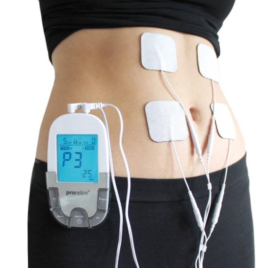 Prorelax TENS/EMS Super Duo Plus Reizstromgerät 25 Stufen weiß NEU