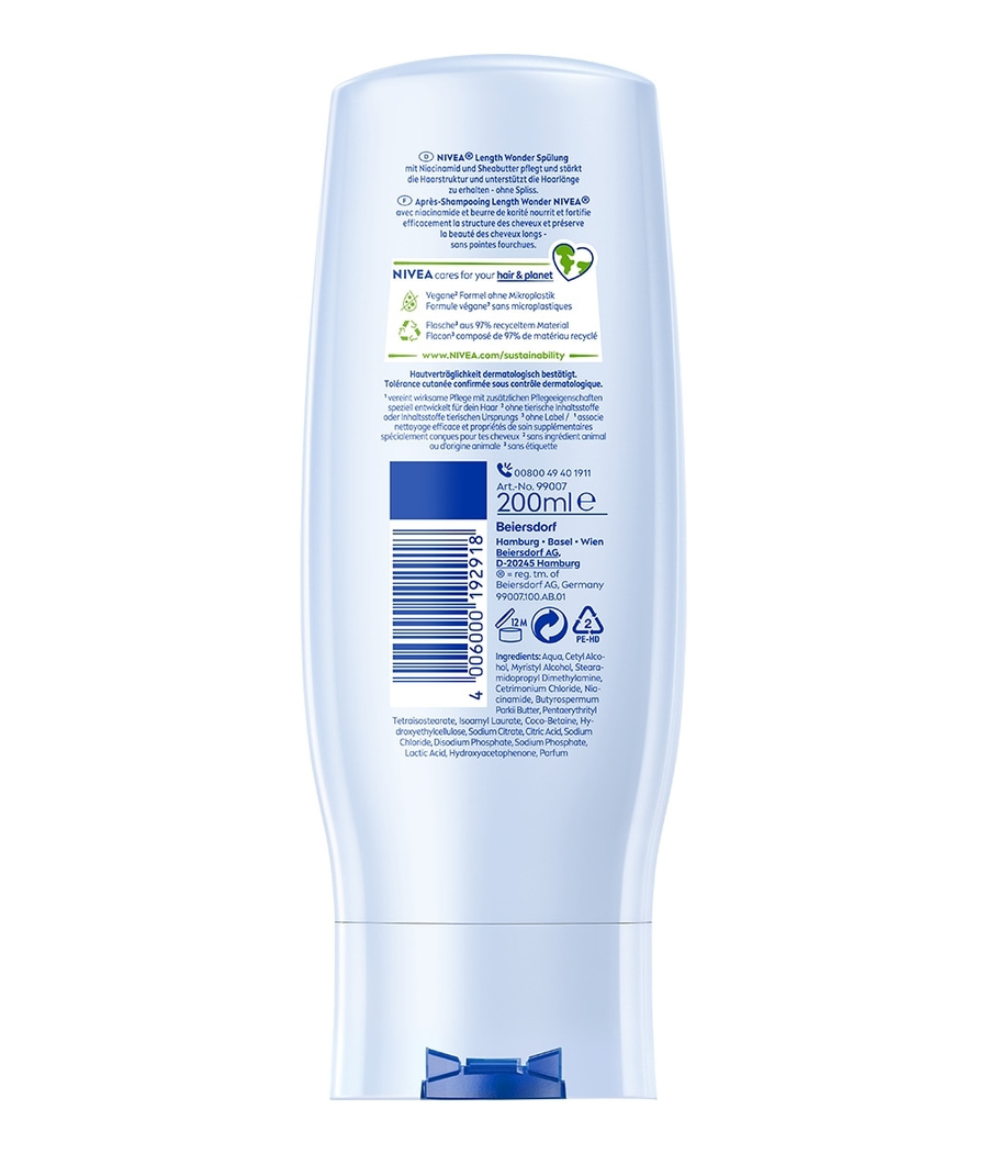 NIVEA Leni Klum Limited Edition Length Wonder Shampoo, Spülung, Haarmaske 3-tlg.