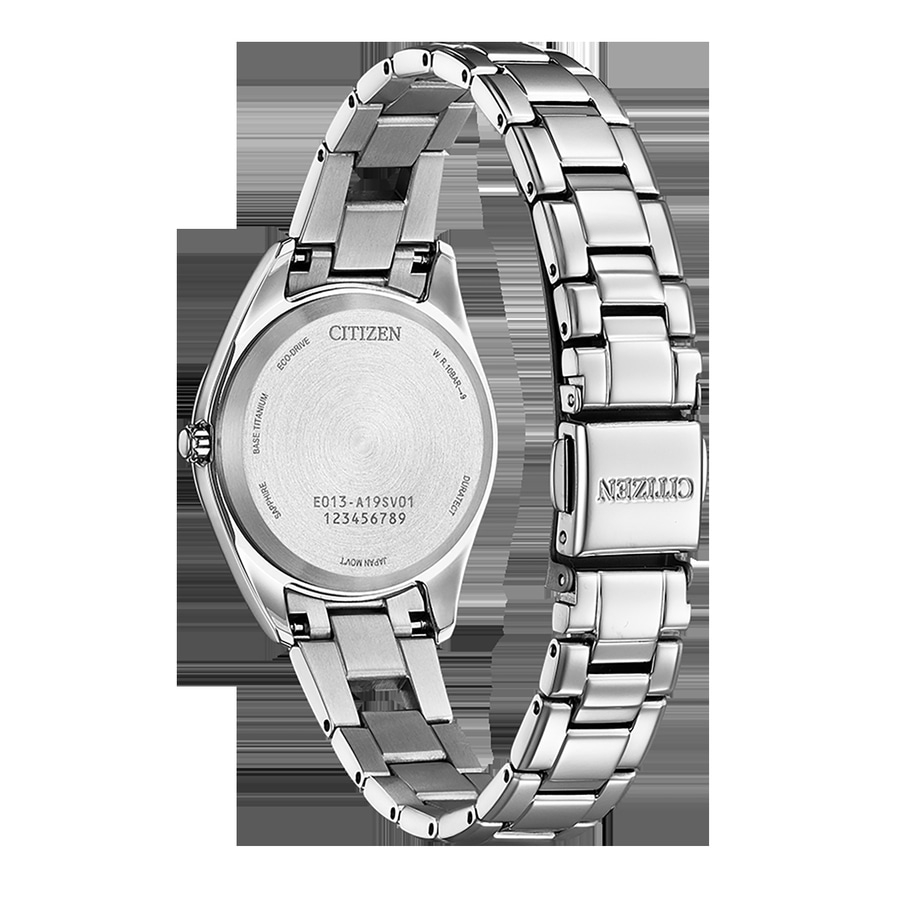 CITIZEN Damen Armbanduhr EW2601-81L Solar Eco-Drive Titan Datum 29mm B-Ware
