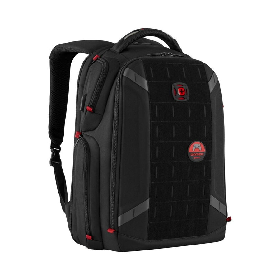 WENGER Gaming-Laptop-Rucksack PlayerOne 17,3" Laptop USB Tablet-Fach 29L Schwarz