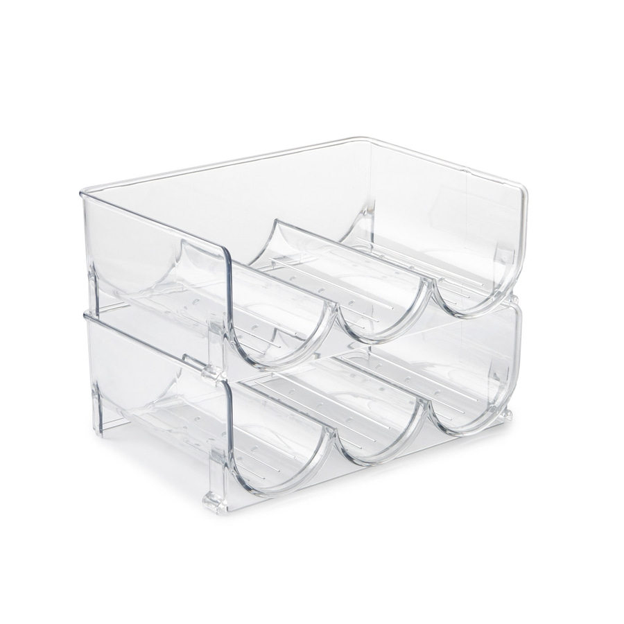 BETTY BOSSI 2er Set Flaschenregal, stapelbar für Flaschen bis 1 Liter