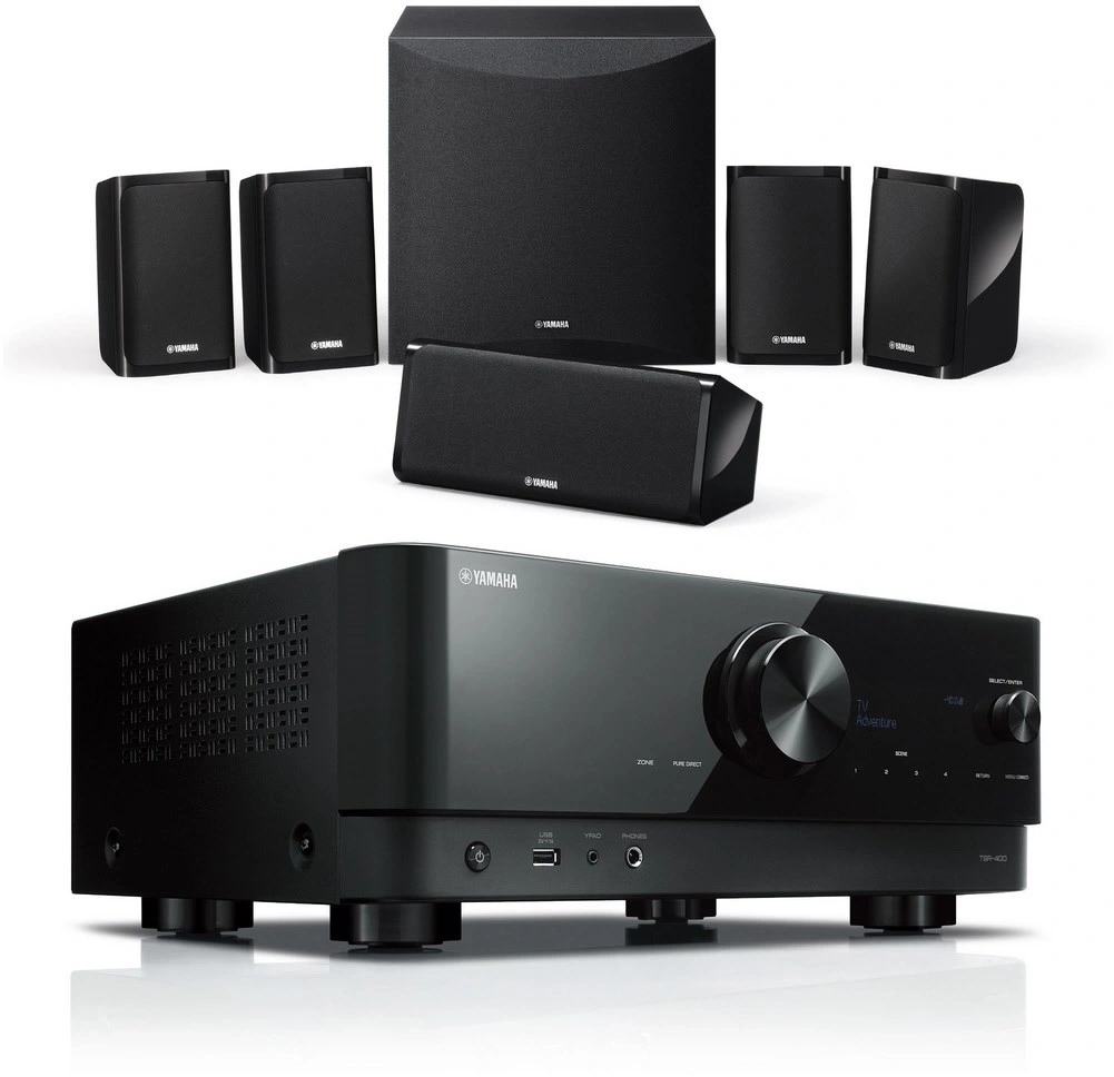 YAMAHA YHT-4960 + TSR400 Receiver Music Cast 5.1 Heimkinosystem B-WARE