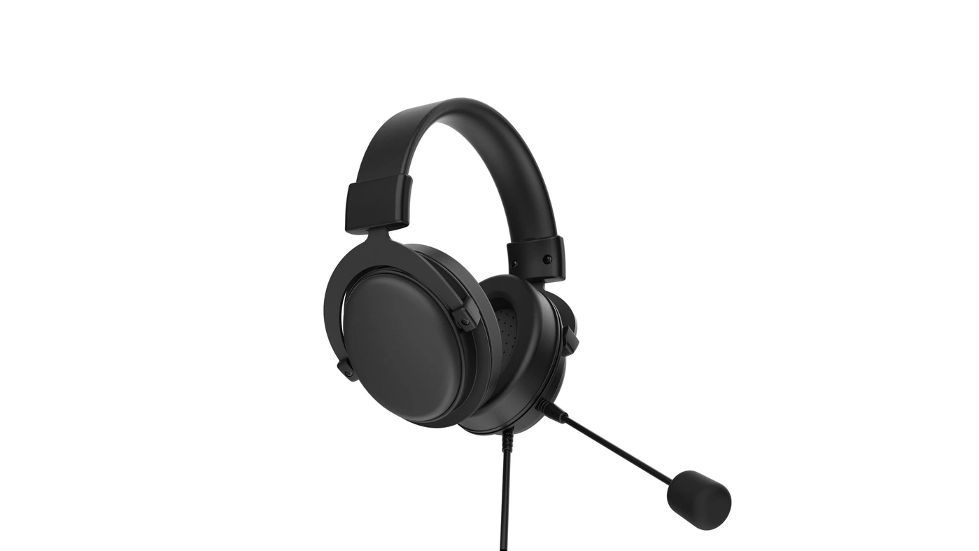 HANSEATIC Gaming Headset ST-GH823 für PC PS4 PS5 abnehmbares Mikro schwarz NEU
