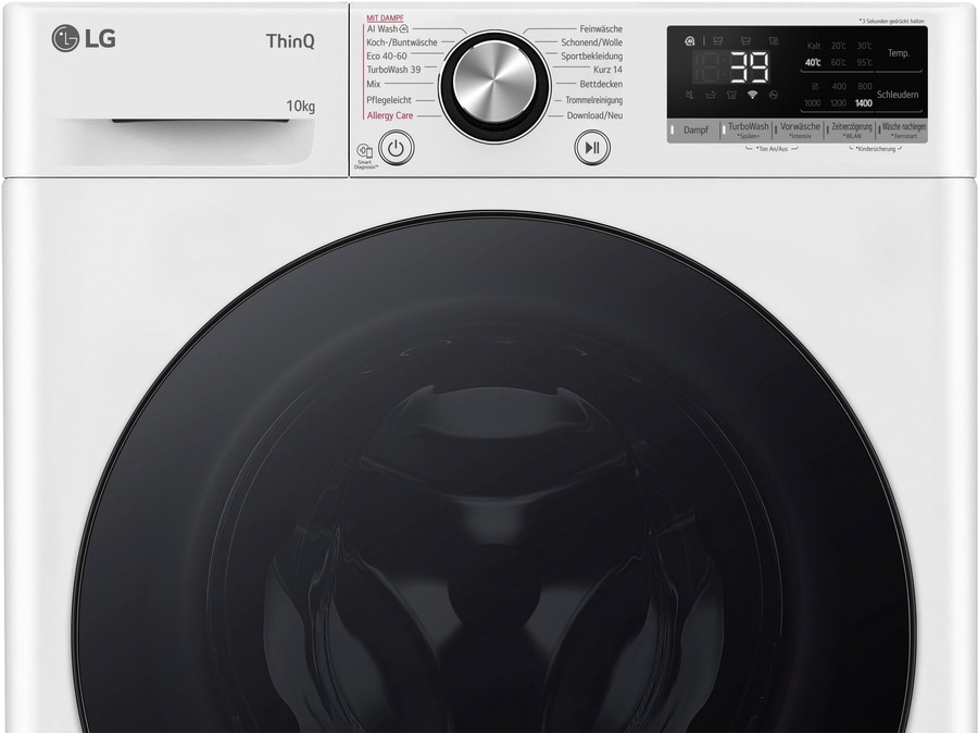 LG Waschmaschine F4WR700Y Frontlader 10kg Kapazität 1400 U/min weiß B-WARE