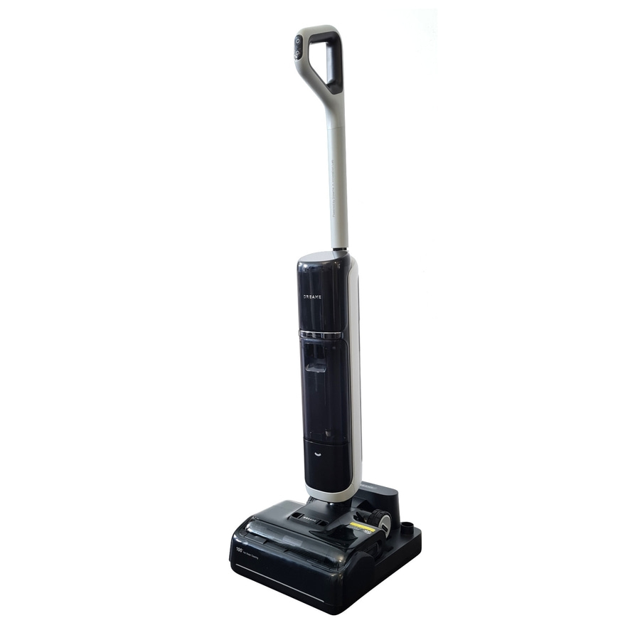 Dreame-Staubsauger, schwarz-weiß, auf weißem Hintergrund, für die Reinigung