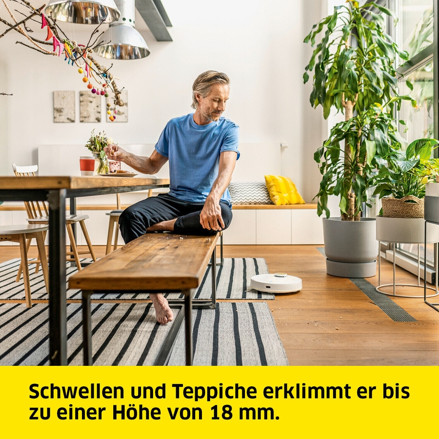 KÄRCHER Nass-Trocken-Saugroboter RCV beutellos App-Steuerung B-WARE