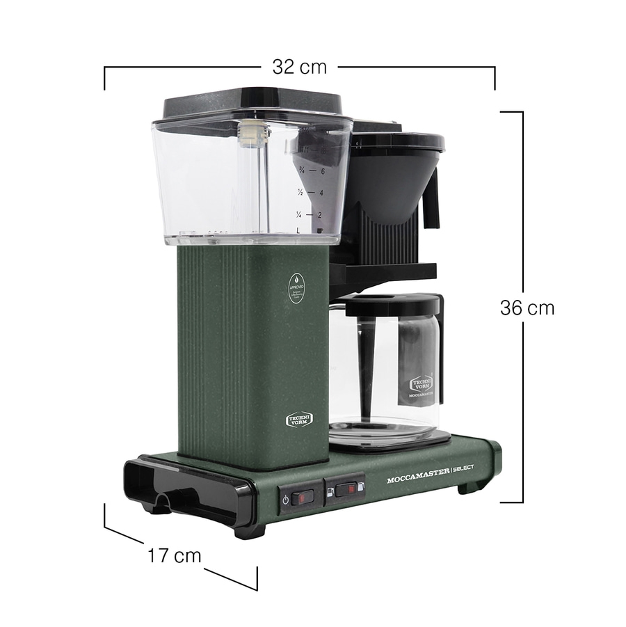 MOCCAMASTER Filterkaffeemaschine KBG Select Forest Green 1,25L Grün NEU