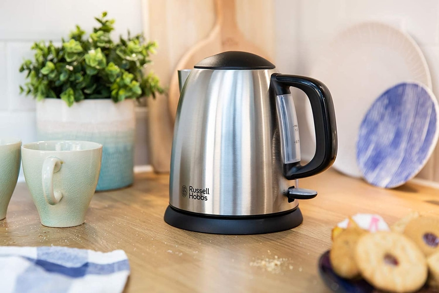 RUSSELL HOBBS Wasserkocher Adventure Mini 24991-70 Edelstahl 1,0 L 2400 W silber