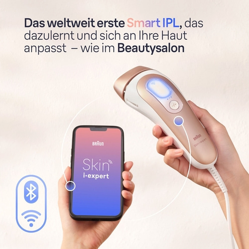 BRAUN Smart IPL Skin i·expert PL7387 Haarentfernungsgerät + Body Trimmer B-WARE