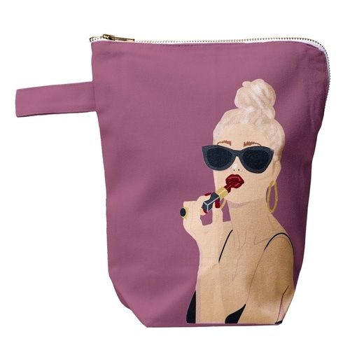 Chic.Mic Kosmetiktasche HW70087-CL Cherry Lips Kulturbeutel 22,5 x 26,5 cm NEU