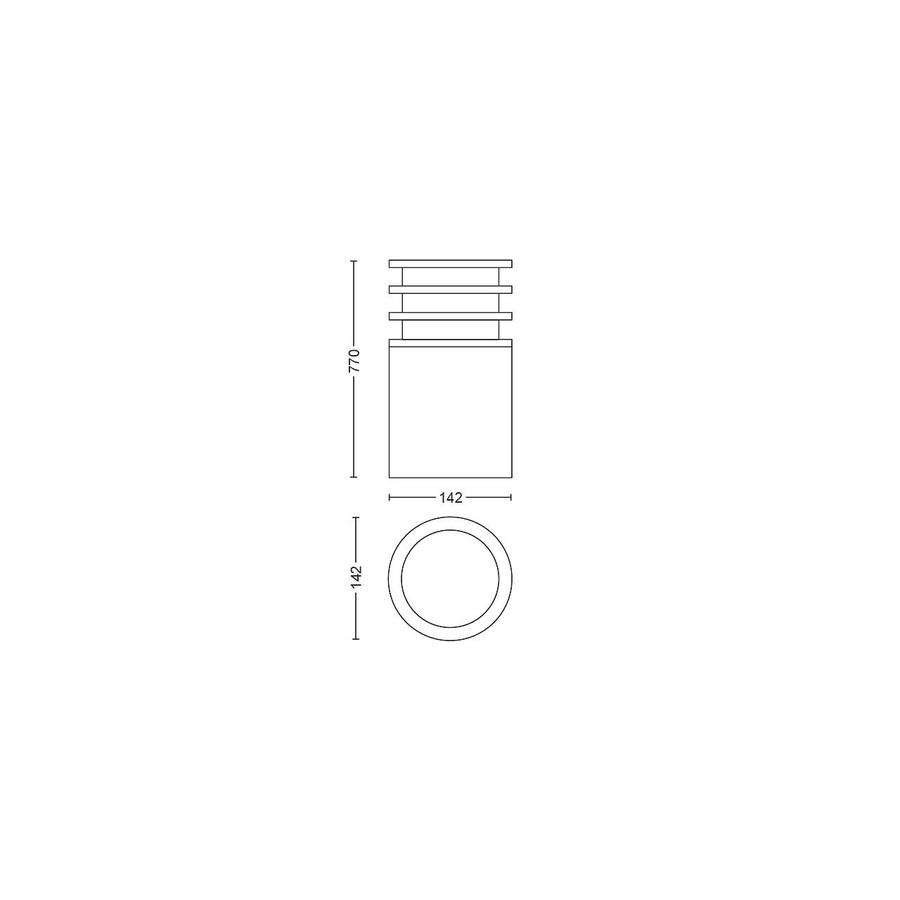 PHILIPS Hue LED Wegeleuchte Lucca 17403/93/P0 White 2.700K Außenleuchte NEU