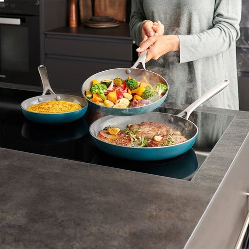 BETTY BOSSI Bratpfanne Keramik 20 cm Antihaftbeschichtung Grün