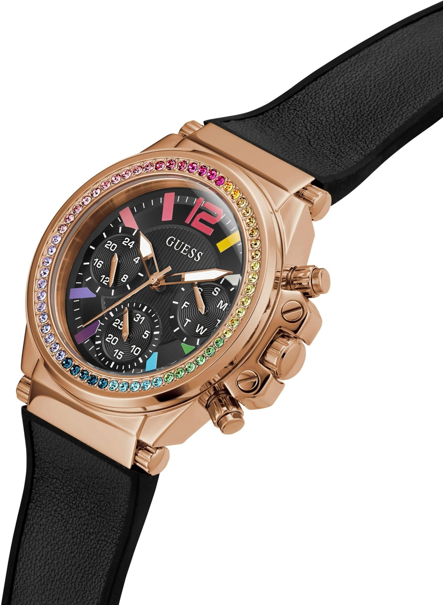 GUESS Damenarmbanduhr CHARISMA GW0562L3 Quarz Multifunktion Datum 38mm B-WARE