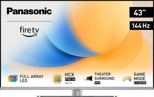 PANASONIC Fernseher 43 Zoll 4K UHD LED Smart TV TV-43W93AE6 Full-Array Fire TV