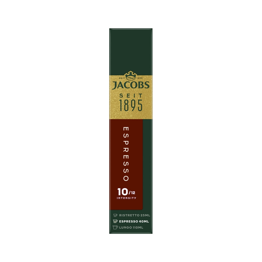 JACOBS Kapseln Espresso 10 Intenso 200 Nespresso®* kompatible Kaffeekapseln