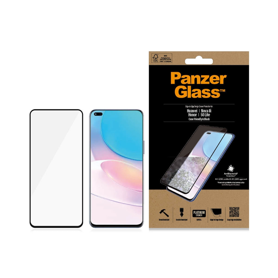 PanzerGlass™ Displayschutz Huawei Nova 8i Screen Protector Glass