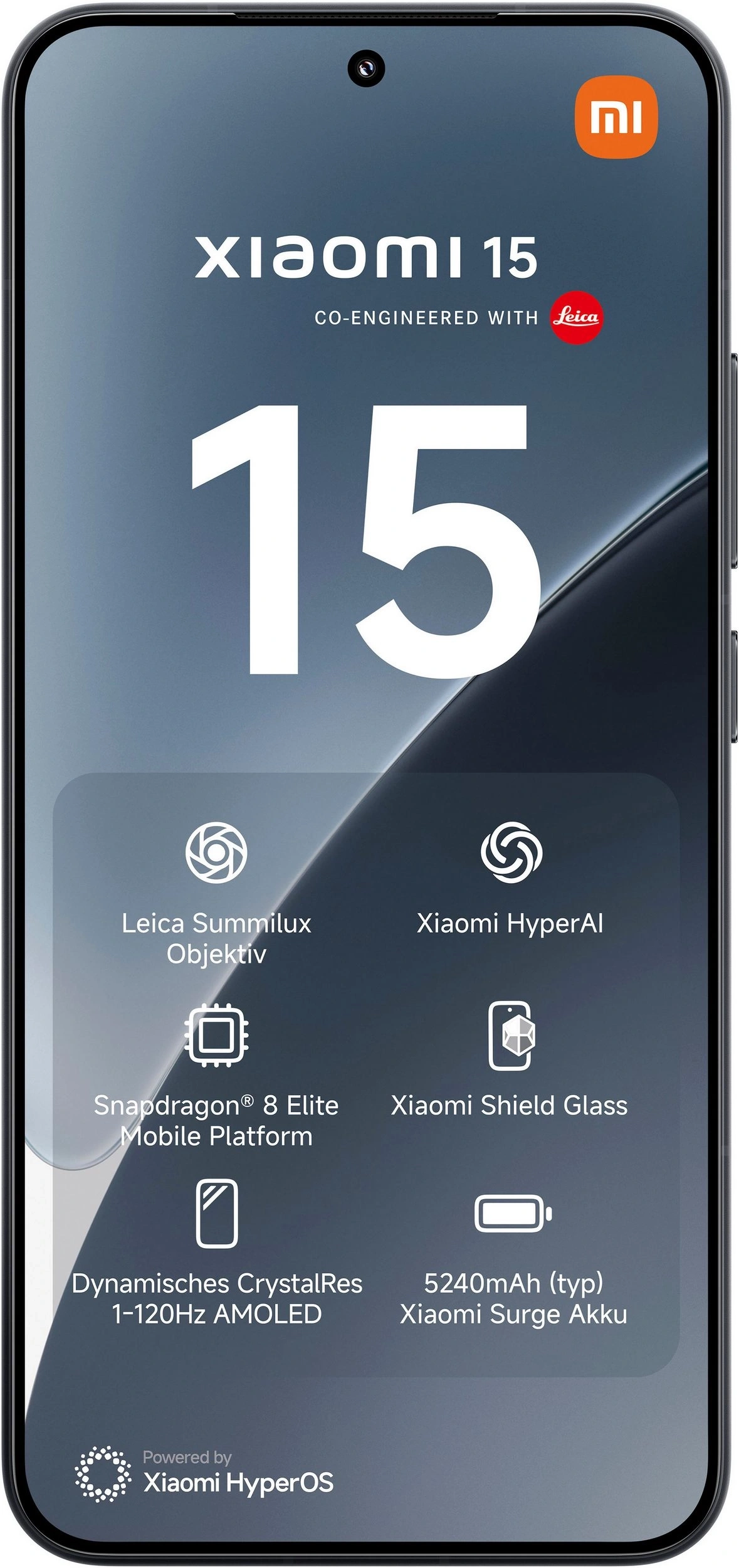 Xiaomi 15 Handy mit Leica Objektiv und Snapdragon Prozessor