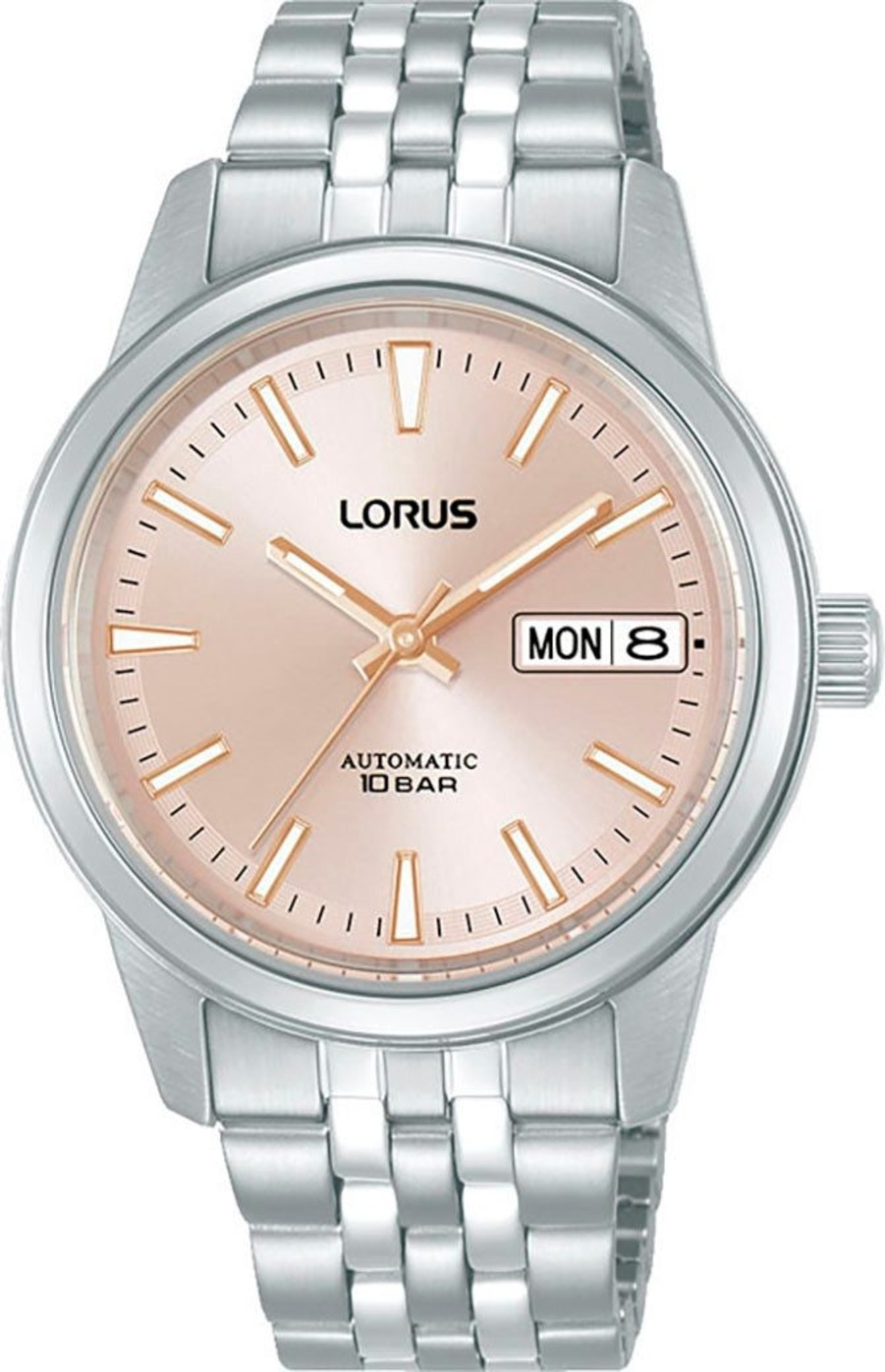 LORUS Damen Armbanduhr RL403CX9 Automatikuhr Datumsanzeige Edelstahl 36mm