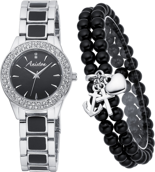 ANISTON JEWELRY & WATCHES Damenarmbanduhr Quarzuhr TLA-91451 Set B-WARE